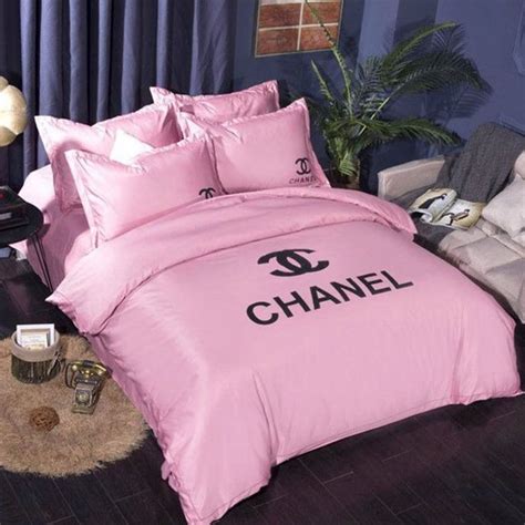 chanel queen comforter set